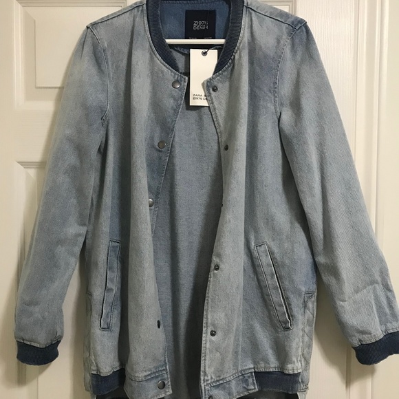 Zara Oversized Jean Jacket - Picture 1 of 1